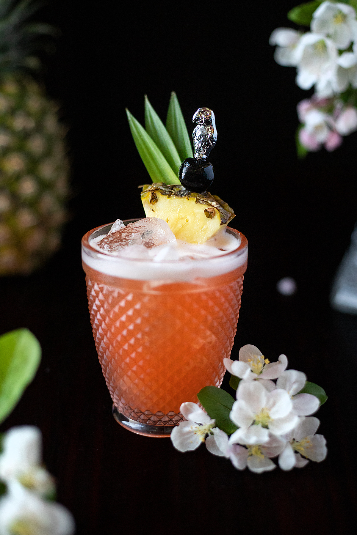 Jungle Bird Tiki Cocktail with Bitter Pineapple