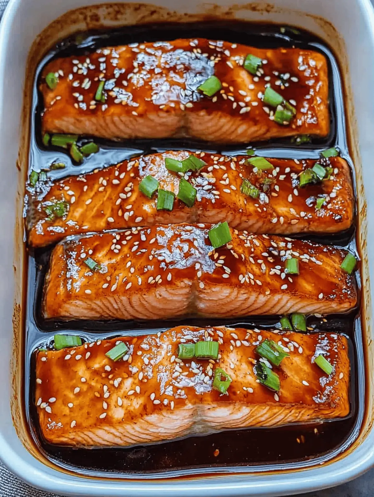 Low-Carb Teriyaki Salmon with Ginger Garlic Glaze