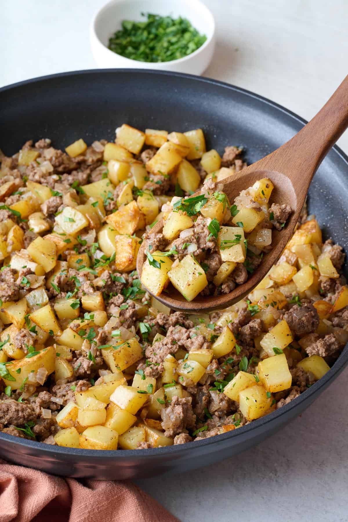 One-Pan Ground Beef Adobo with Potatoes