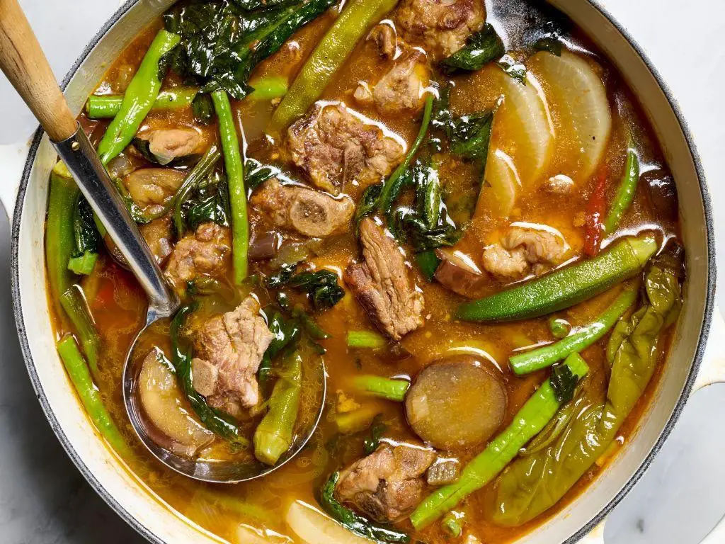 Slow-Simmered Pork Sinigang with Tamarind Broth