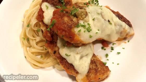 Premium Chicken Parmesan with Tomato Glaze