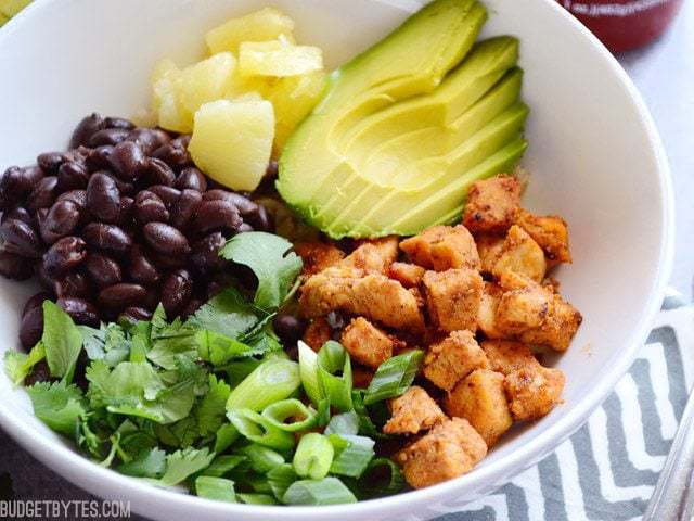 Korean-Style Spicy Chicken Rice Bowls