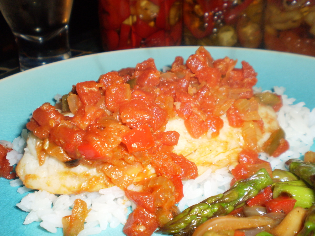Pan-Seared Catfish with Missouri Corn and Tomato Relish