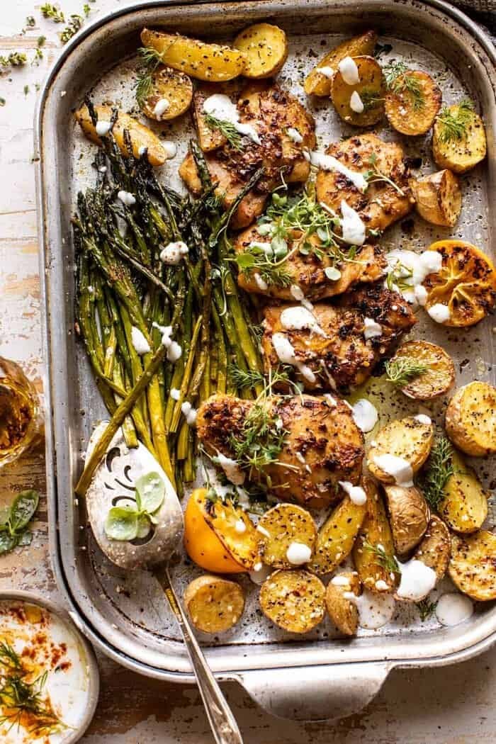 Grilled Lemon-Rosemary Chicken with Herb Butter