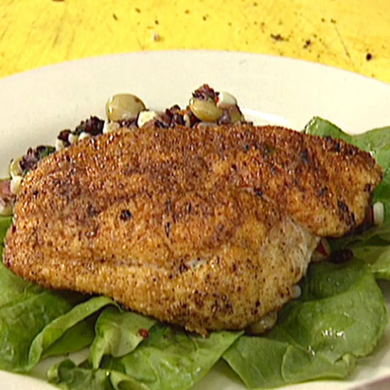 Pan-Seared Missouri Catfish with Corn and Tomato Succotash