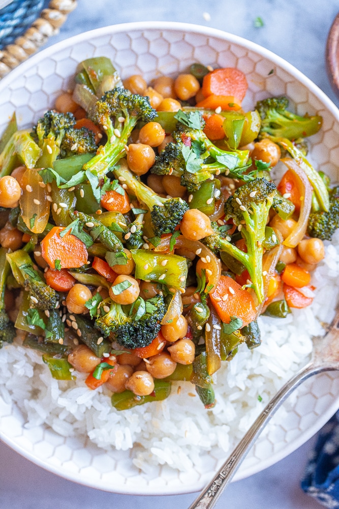 Hunan-Style Stir-Fried Mixed Vegetables with Garlic and Chili