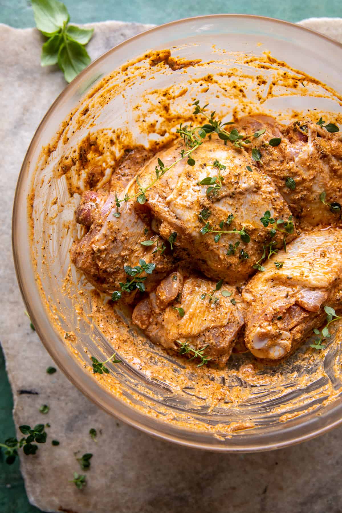 Half-Grilled Citrus Chicken with Herb Yogurt Sauce