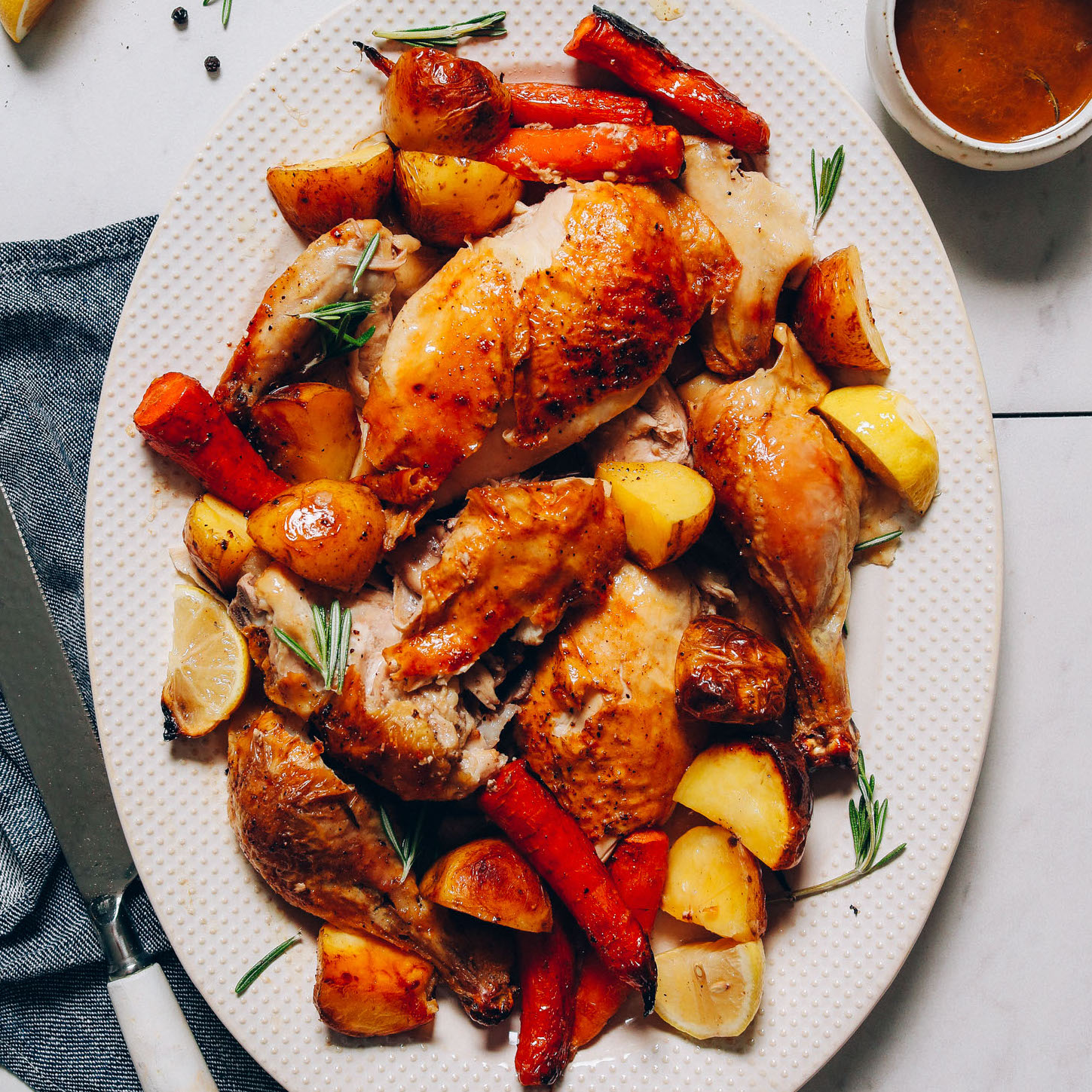 Kwami-Inspired Herb and Lemon Roasted Chicken