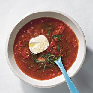 Ladybug-Spiced Red Pepper and Tomato Soup