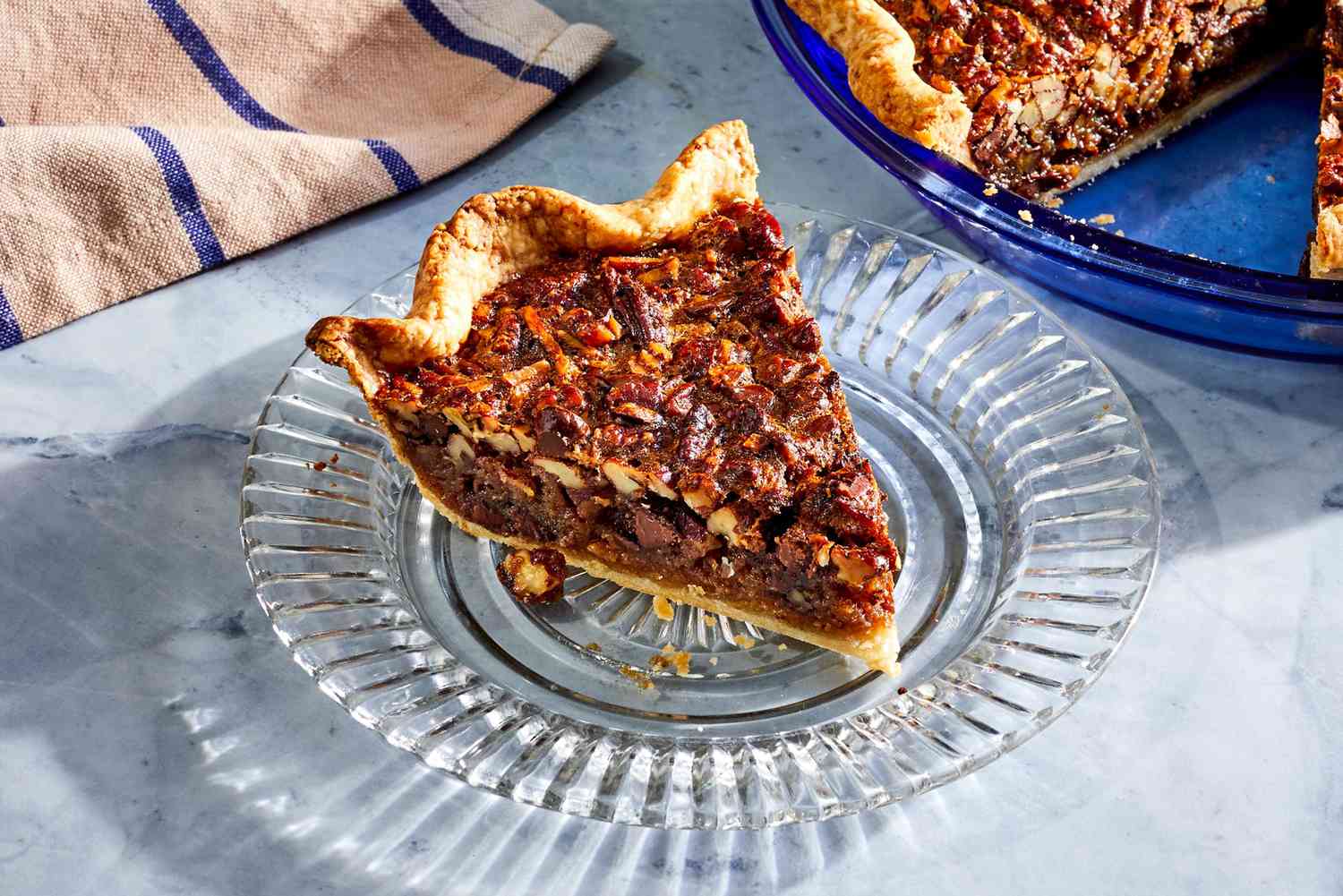 Derby Pie-Inspired Chocolate Pecan Tart
