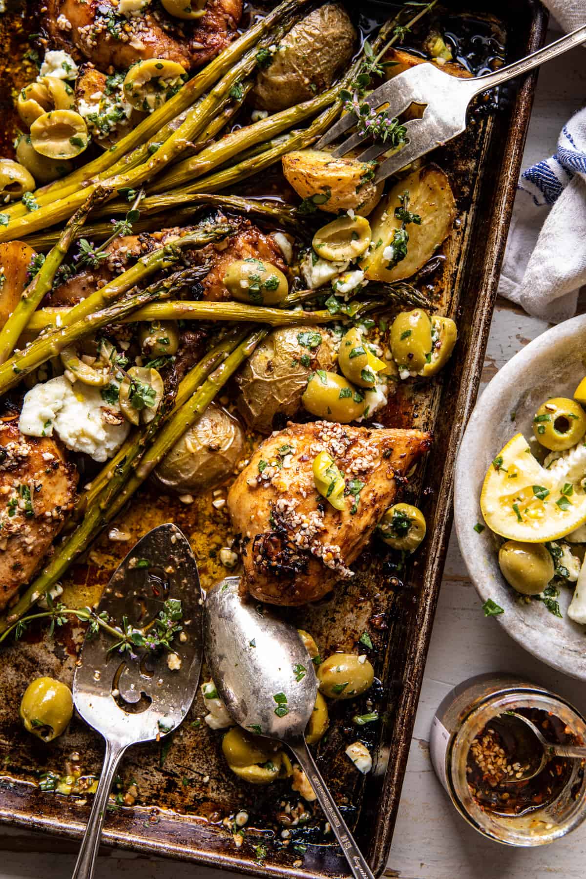One-Pan Spiced Half Chicken with Roasted Potatoes