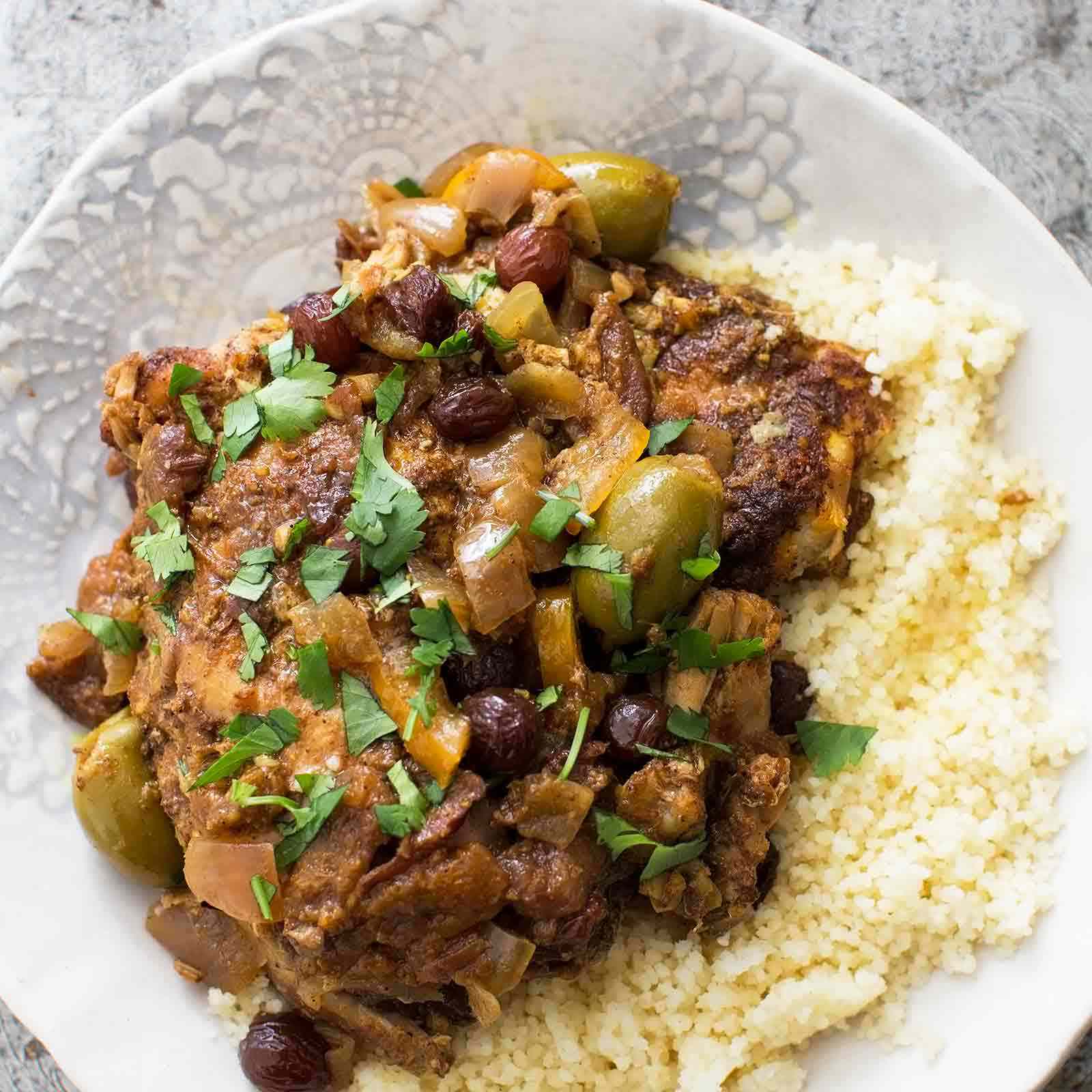 Slow-Cooker Moroccan Chickpea Tagine with Apricots