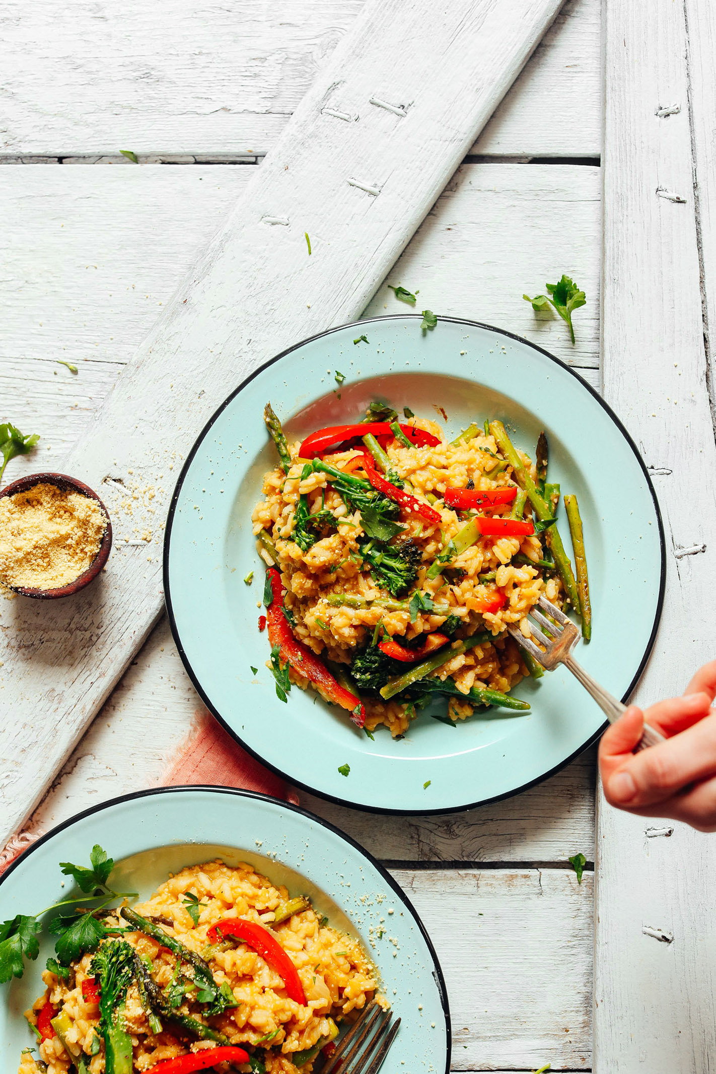 Market-Fresh Seasonal Vegetable Risotto