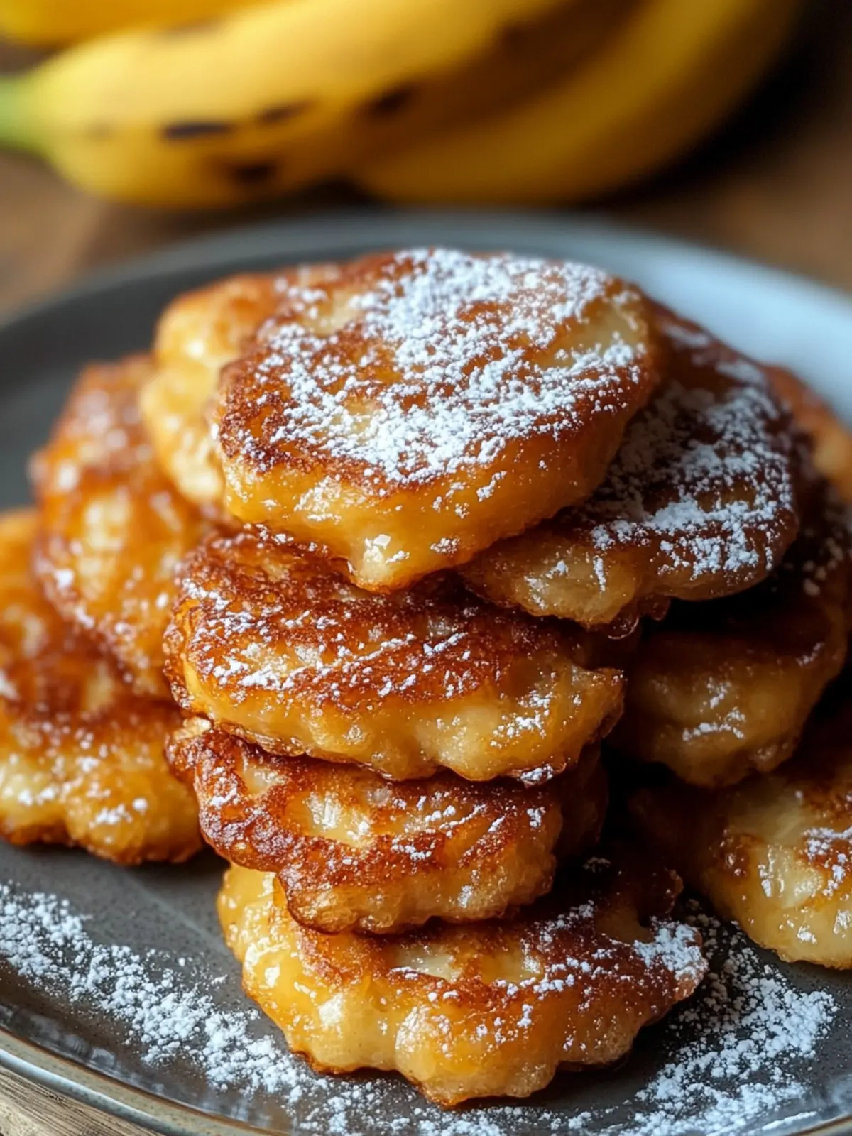 Spiced Tanzanian Banana Fritters with Cardamom and Honey Drizzle