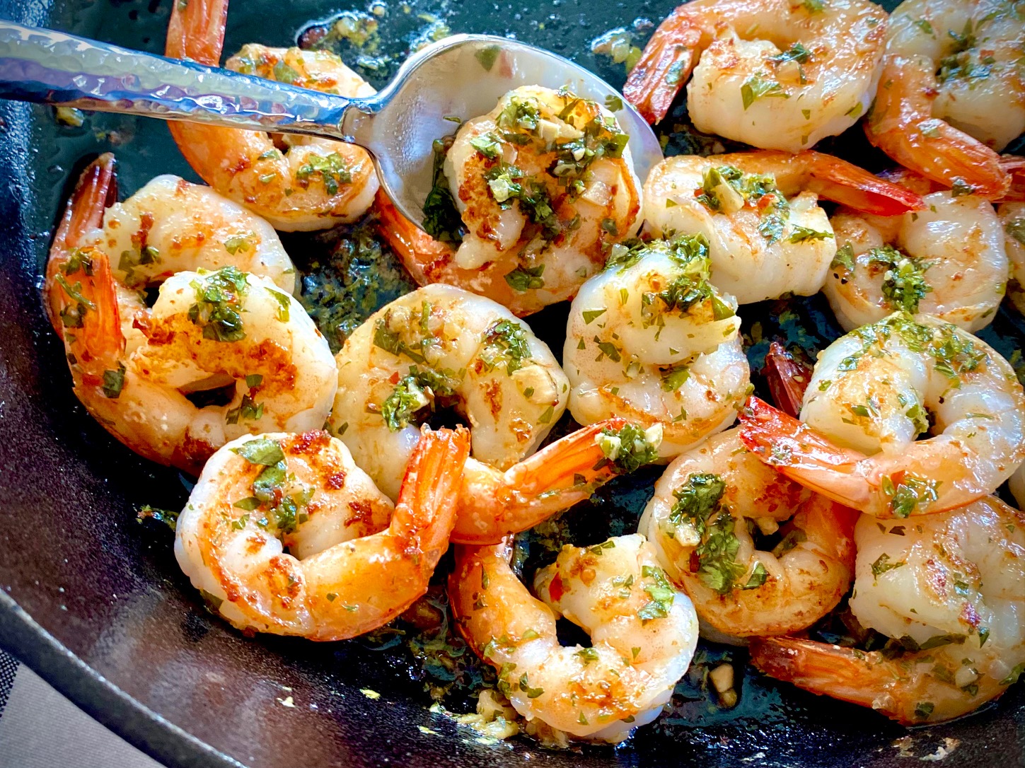 Citrus-Marinated Grilled Shrimp with Chimichurri Sauce