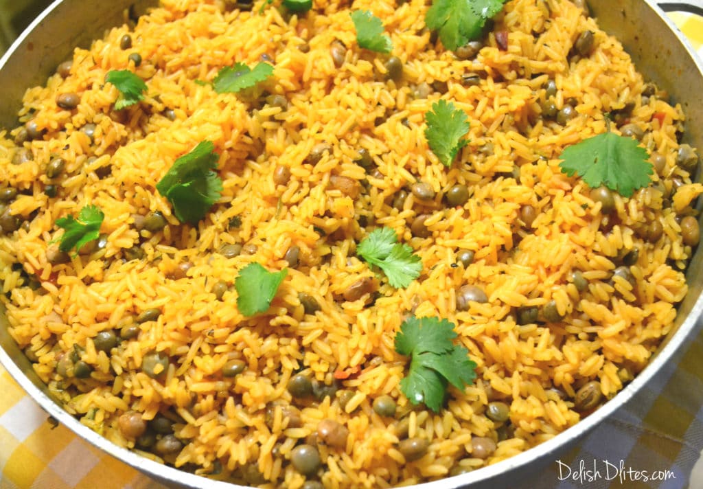 Puerto Rican-Style Arroz con Gandules and Pork