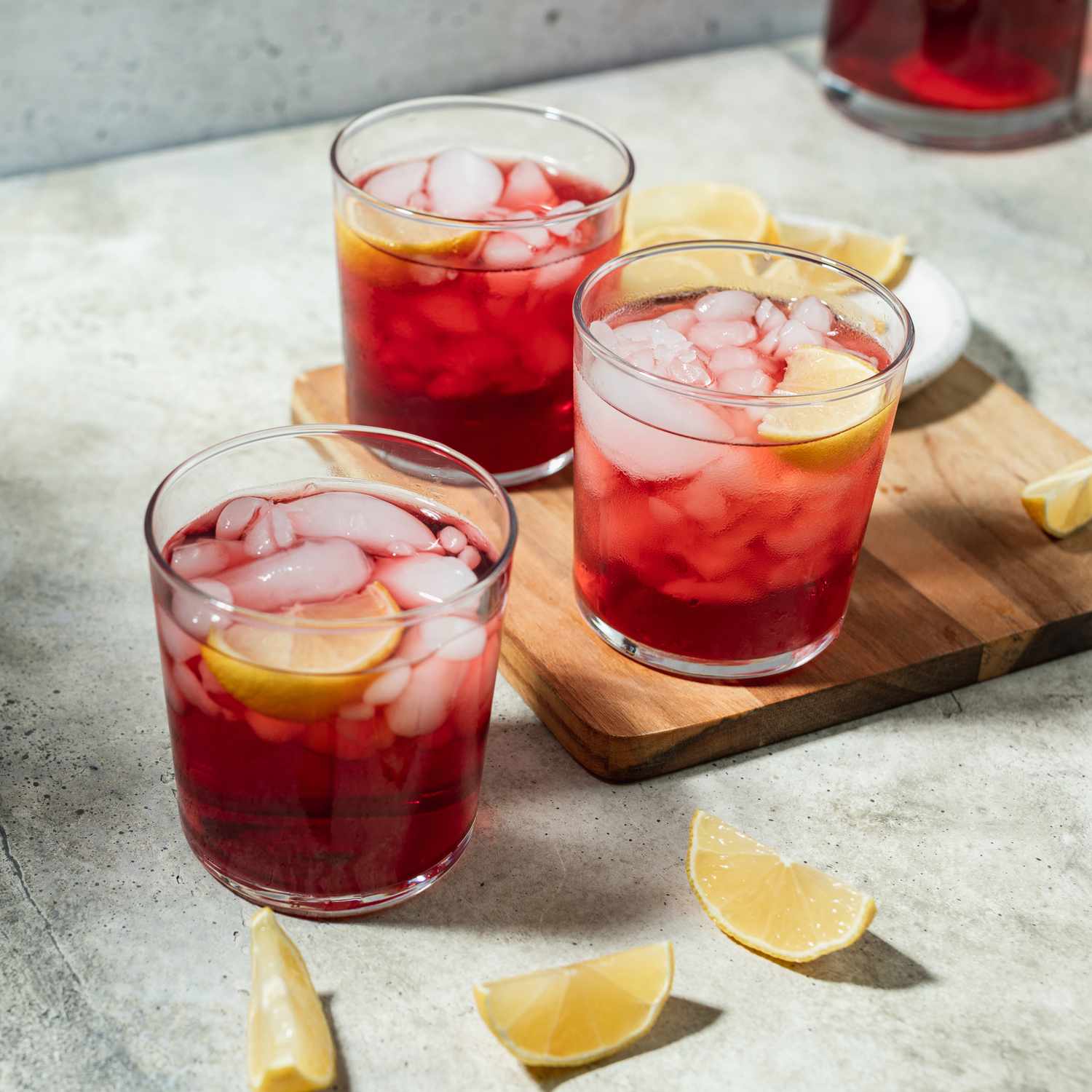 Spiced Hibiscus Lemon Iced Tea