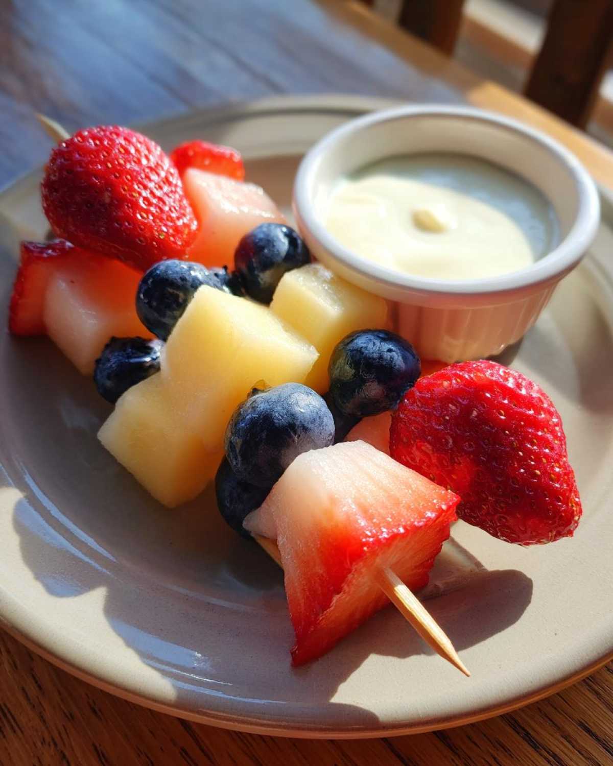 Kid-Friendly Fruit & Yogurt Fun Skewers