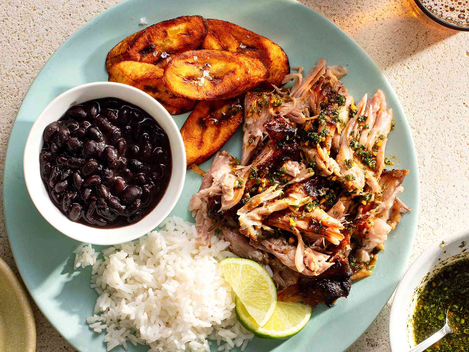 Slow Cooker Cuban-Style Pork Shoulder with Black Beans