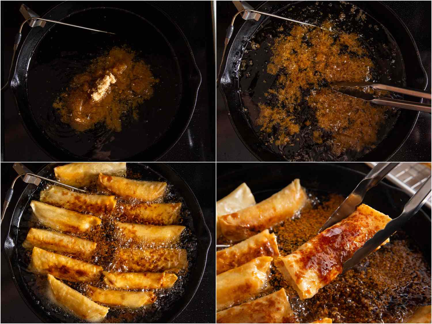 Pan-Fried Turon with Brown Sugar and Banana