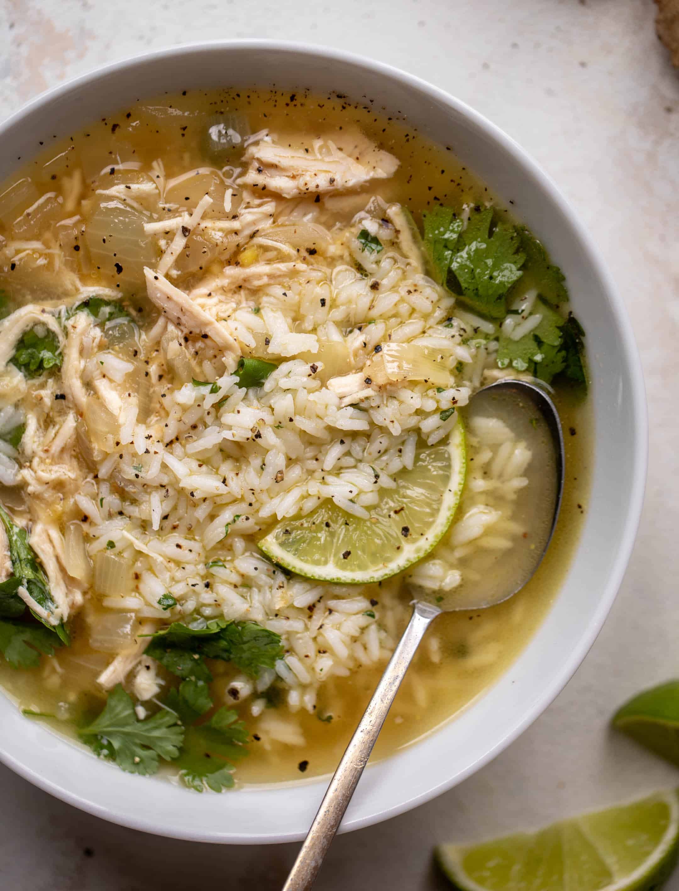 Steamed Ginger-Lime Chicken with Herb Broth