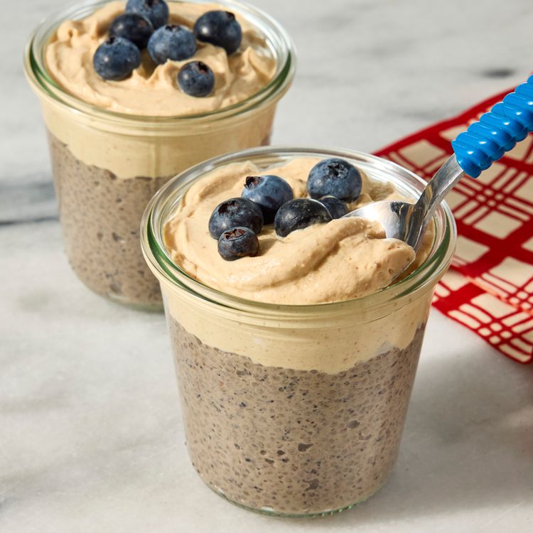 No-Bake Chilled Berry and Coconut Chia Pudding