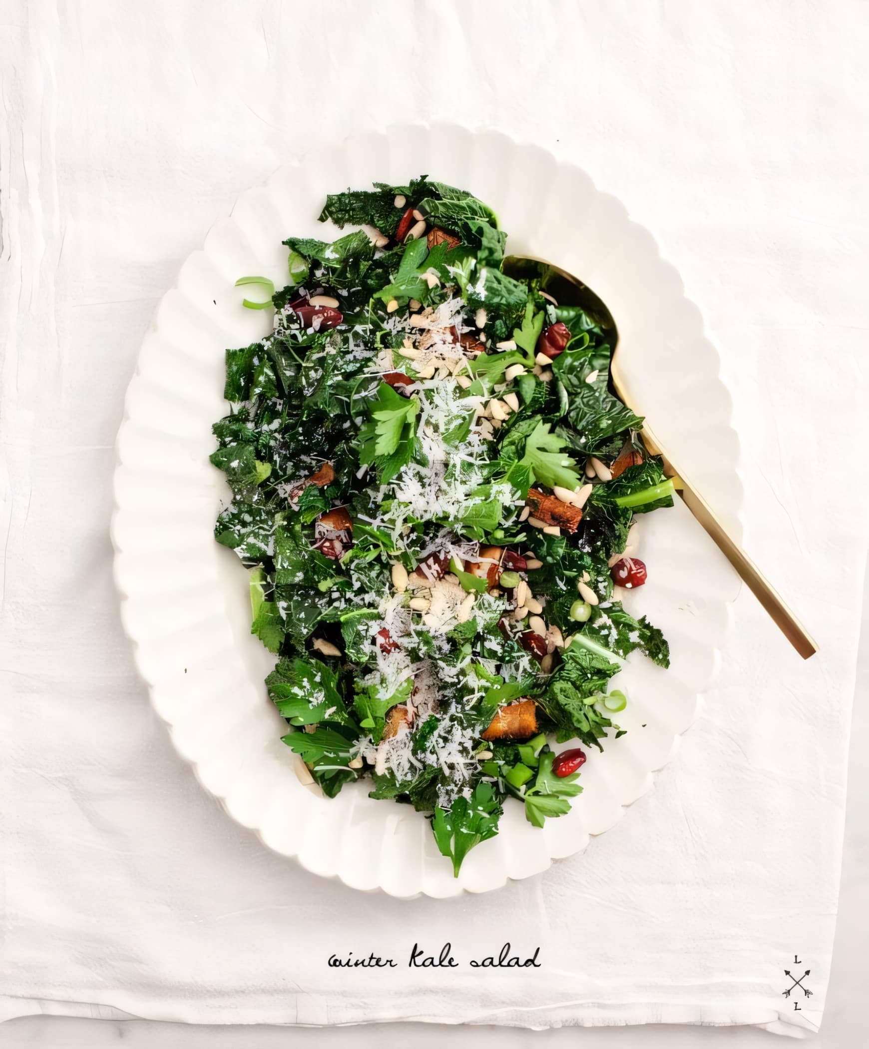 Winter Silhouette Kale Salad