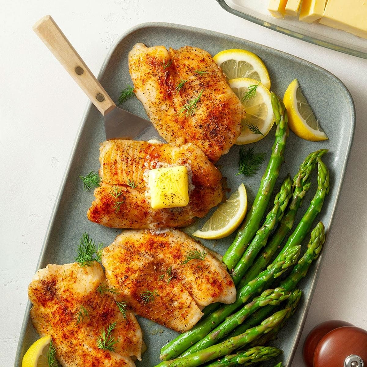 Sheet Pan Chilean-Style Baked Fish with Lemon and Herbs
