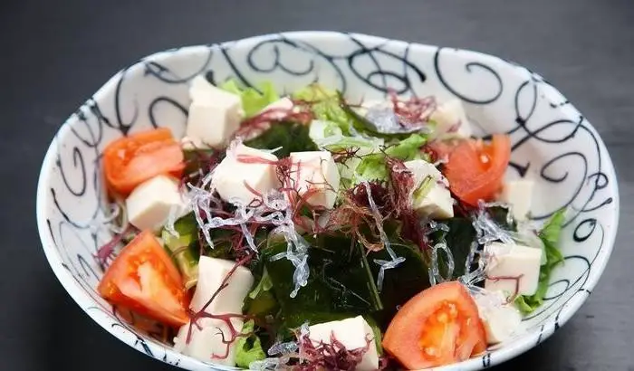 Kerama Island-Inspired Seaweed and Tofu Salad