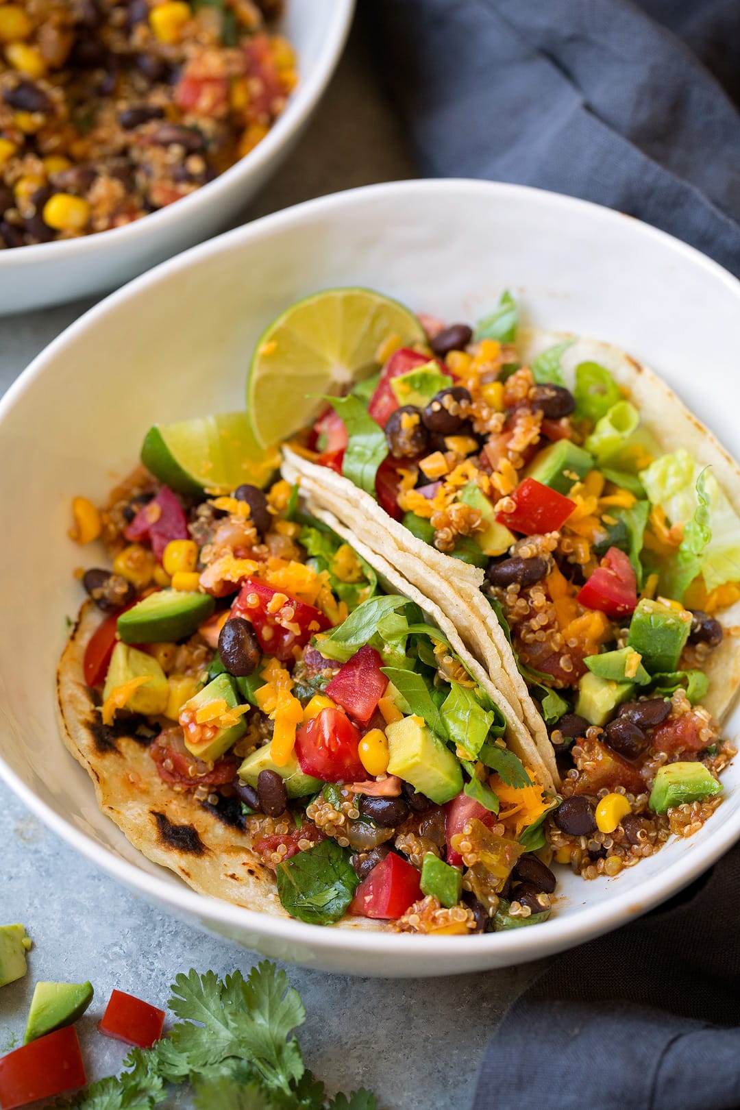 Blue Corn and Black Bean Tacos