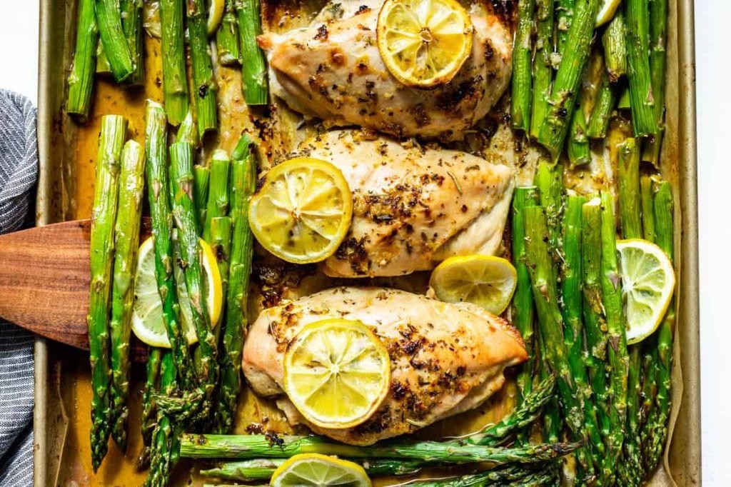 Grilled Lemon-Rosemary Chicken with Arugula Salad