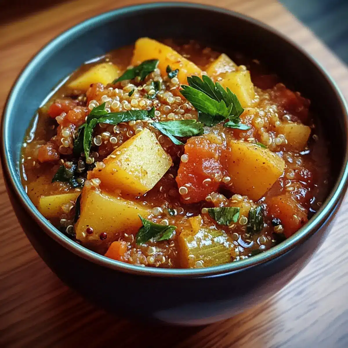 Spiced Quinoa and Aymara-Inspired Vegetable Stew