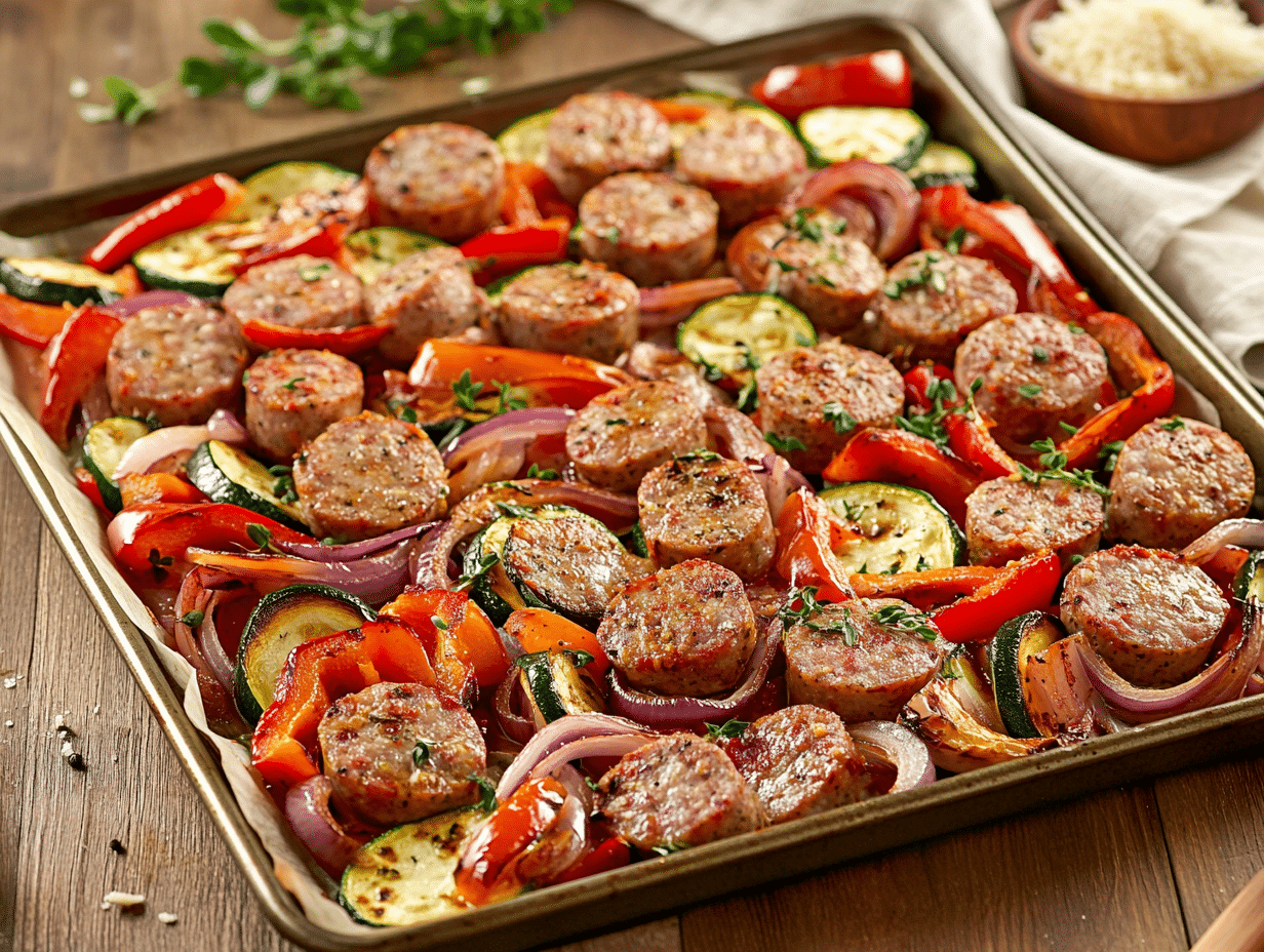 Roasted Mediterranean Sausage with Sustainability Herb Blend