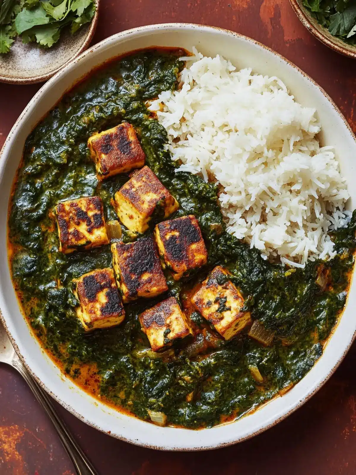 Creamy Saag Paneer with Spice Mix