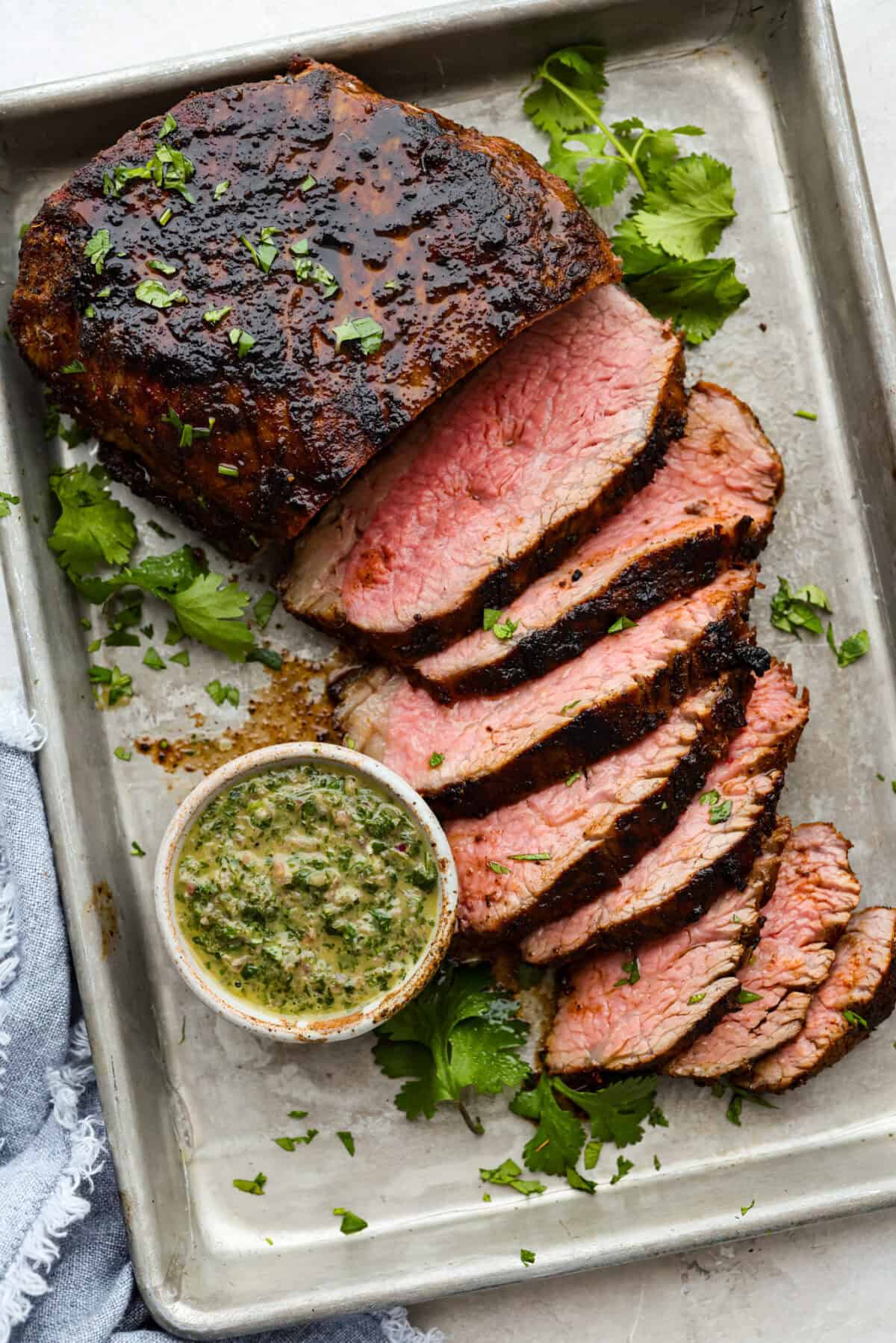 Grilled Tri-Tip with Smoky California Bay Herb Rub
