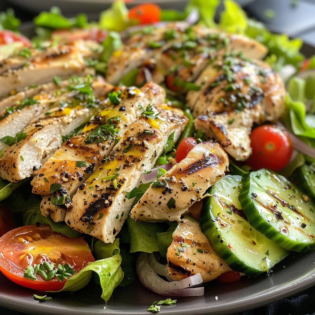 Grilled Citrus-Herb Chicken with San Francisco Bay Herb Salad