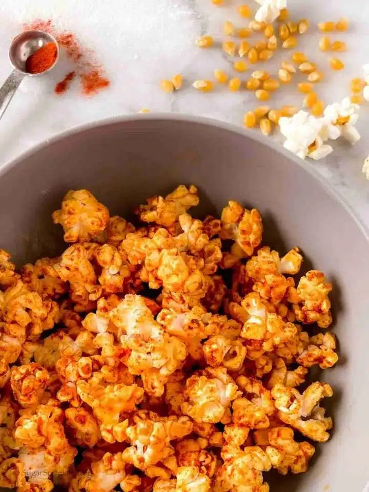 Kashmiri Pumpkin Popcorn with Fennel and Dry Red Chili