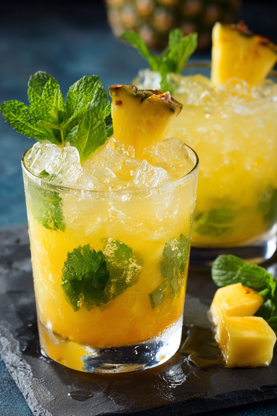 Kingston-Inspired Rum and Pineapple Cooler