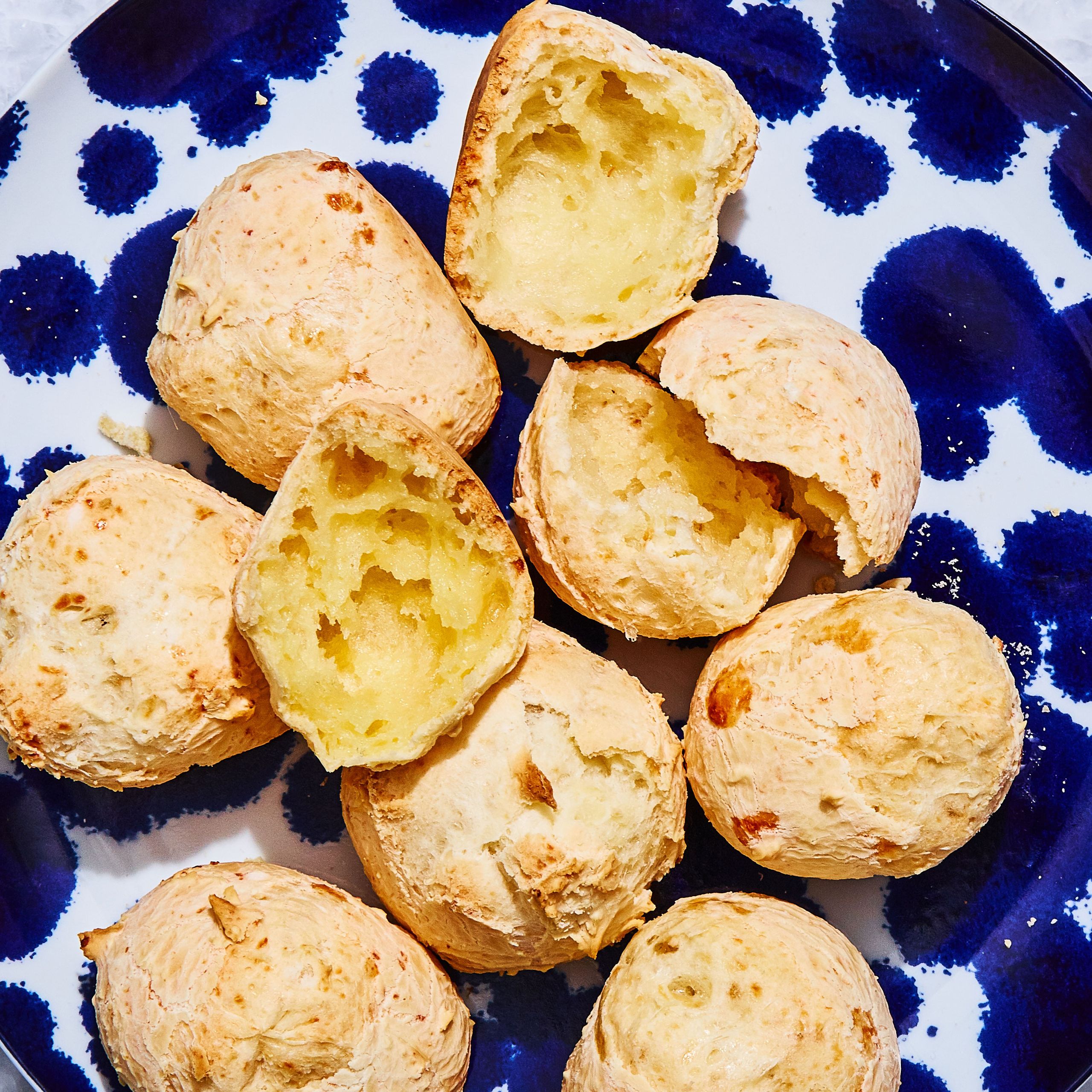 Oven-Baked Pão de Queijo with Tangy Minas Cheese