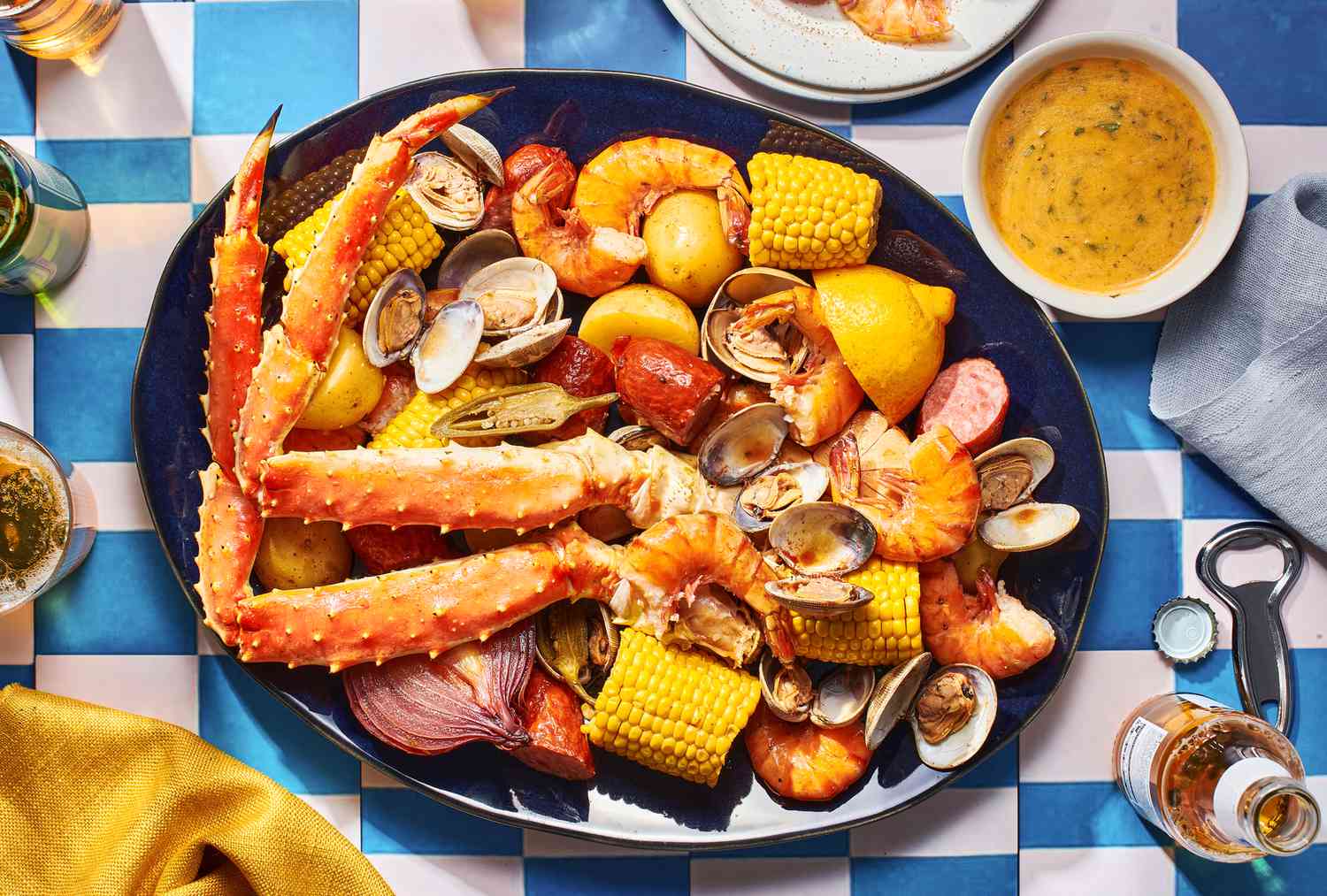 Steamed Seafood Medley with San Francisco Bay Herbs