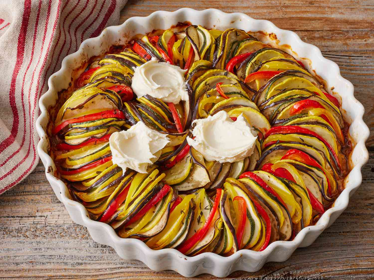 Marin County Rustic Vegetable Tart with Goat Cheese
