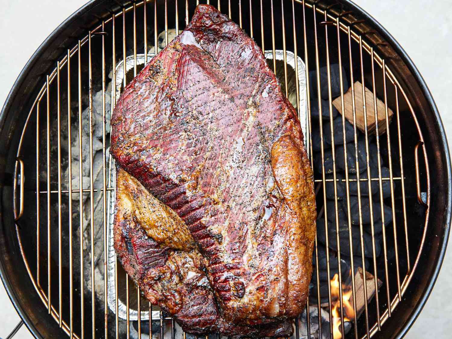 Texas-Style Smoked Brisket with Spiced BBQ Sauce
