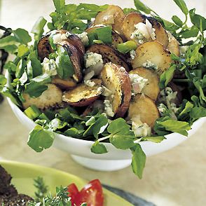 Grilled Potato and Green Onion Salad with Smoky Cocoa Vinaigrette