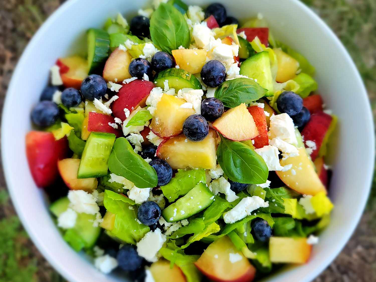 Summer Berry Salad with Feta and Mint