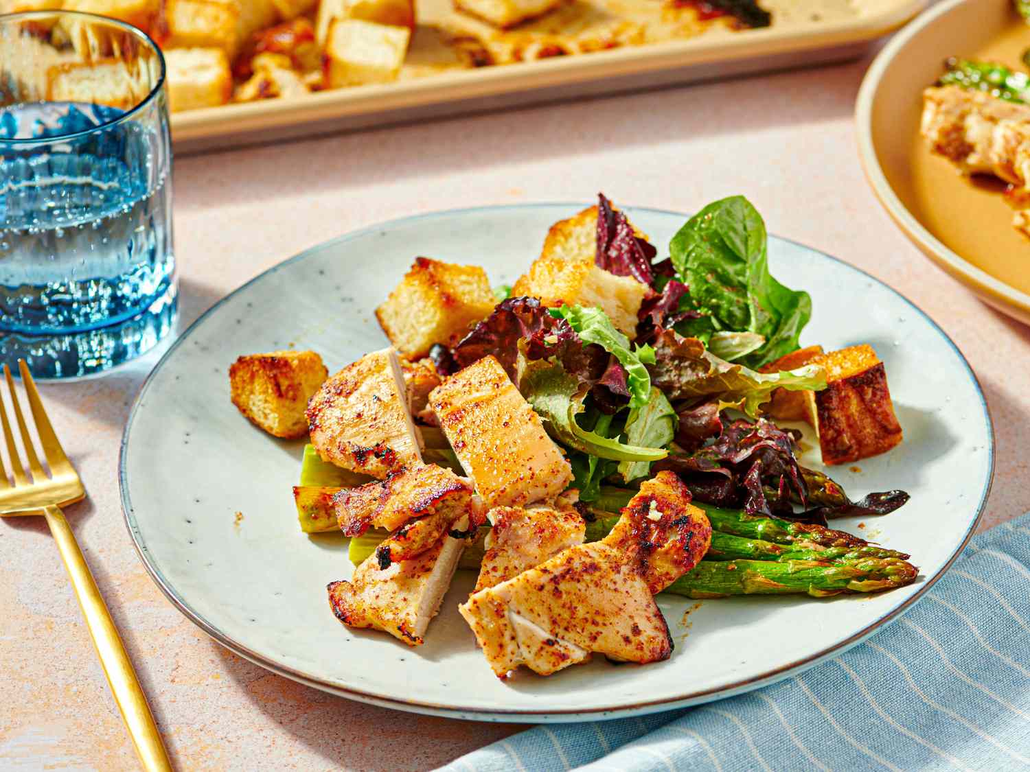 Pan-Seared Chicken with Garlic and Honey-Mustard Glaze