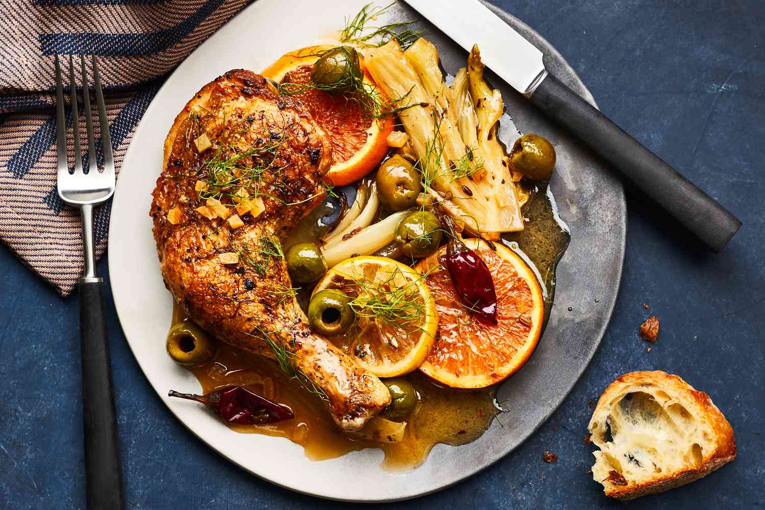 Mezcal Pechuga-Inspired Chicken with Citrus Glaze