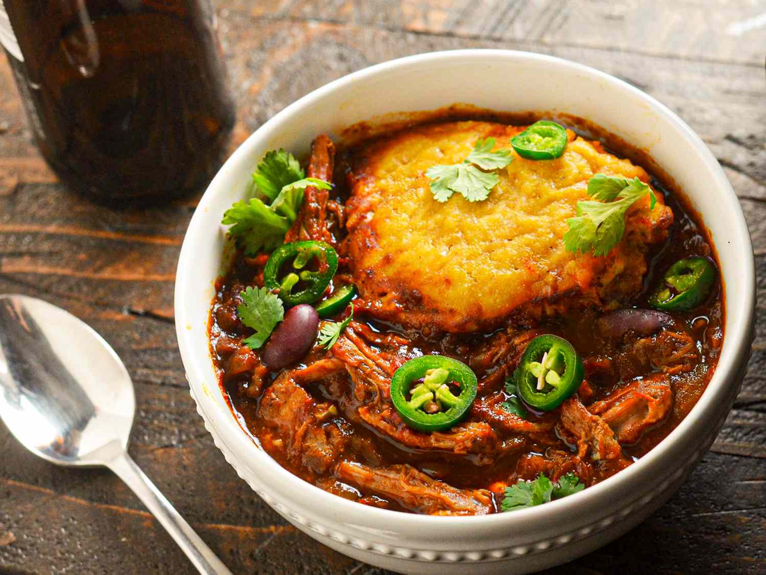 Slow Cooker Tex-Mex Pulled Pork with Ancho Chili Sauce