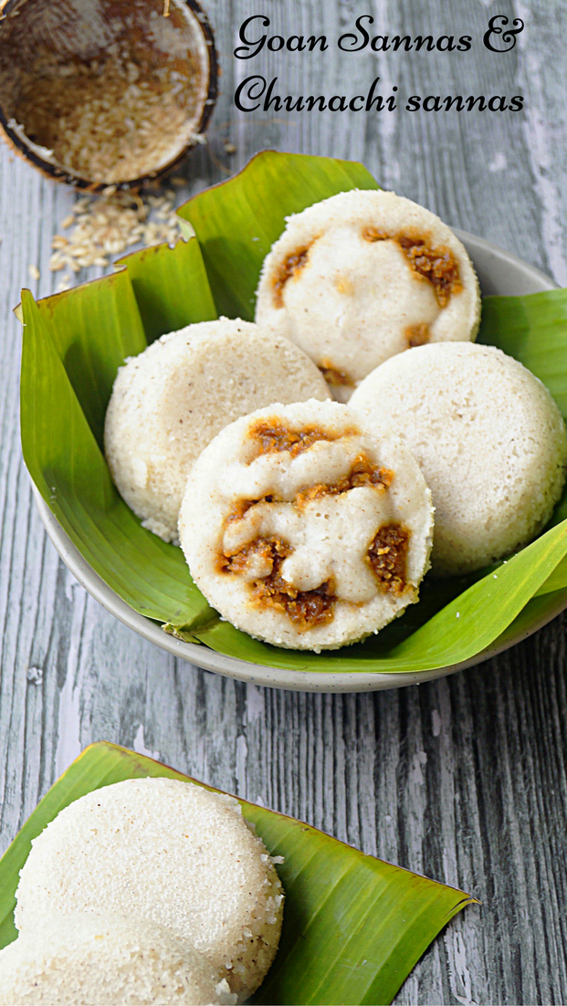 Goan Sannas Steamed Rice Cakes with Coconut and Jaggery