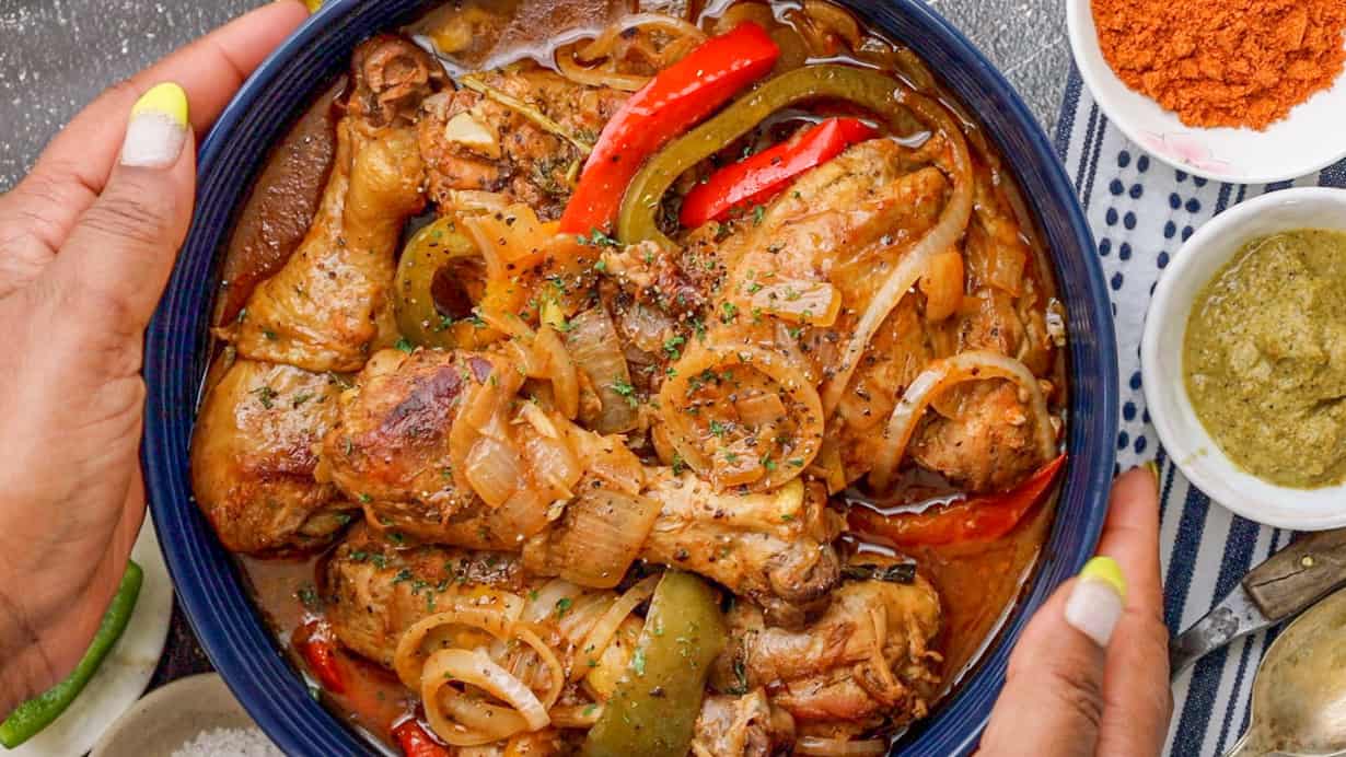 One-Pot Spicy Chicken and Rice with Tomatoes