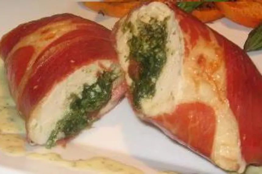 Spinach and Goat Cheese Stuffed Chicken Breast
